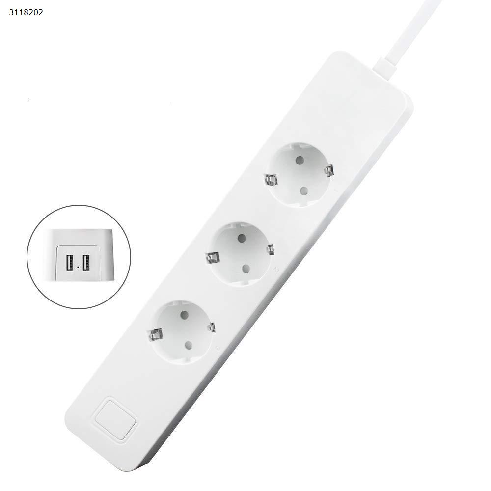 Picture of WiFi Smart Outlet Surge Protector Individually Controlled 3 outlet Power Strip for Apple HomeKit Alexa Google Assistant