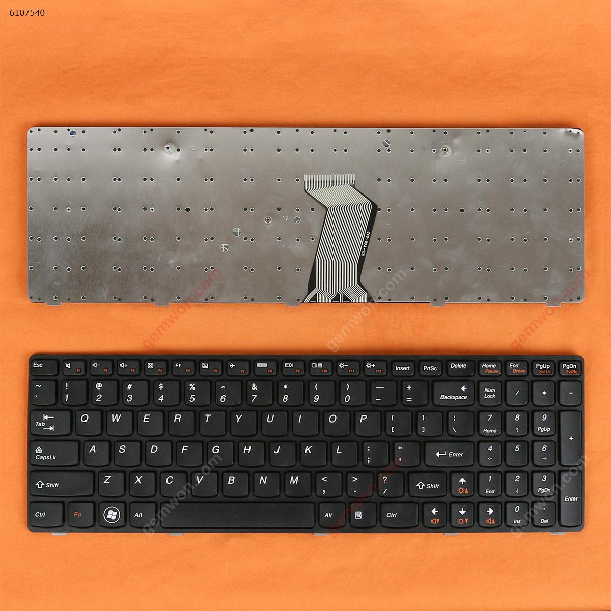 Picture of New Replacement Laptop Keyboard For LENOVO G500 G505 G510 BLACK FRAME BLACK(OEM) US Layout