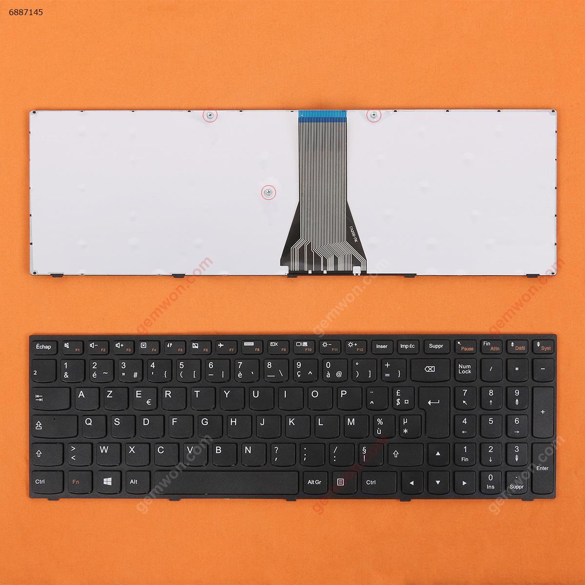 Picture of New Replacement Laptop Keyboard For LENOVO G50-70 BLACK FRAME BLACK(For Win8) OEM FR Layout