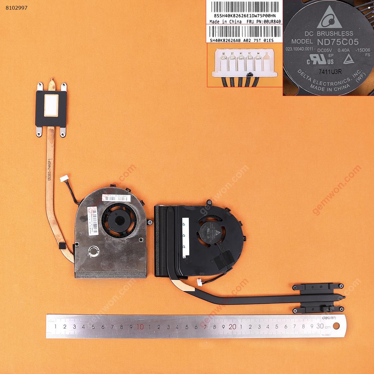 Picture of New Replacement CPU Cooling Fan For Lenovo Thinkpad T550 T560 W550S P50S( Integrated graphics,Heatsink,Version 1) 00UR840 Layout