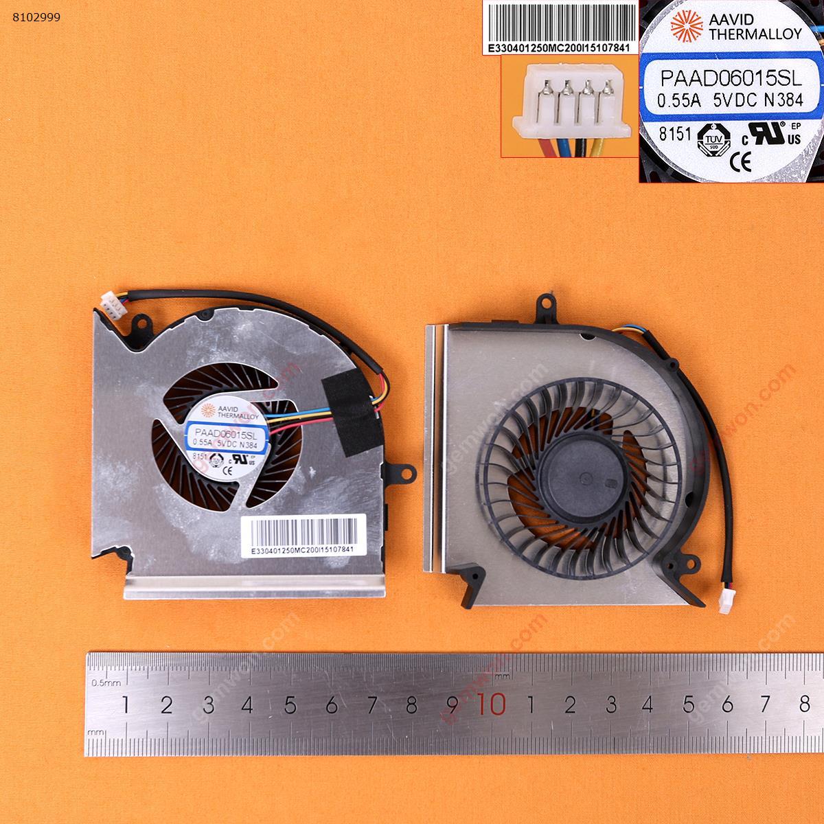 Picture of New Replacement CPU Cooling Fan For MSI GE63VR MS-16P1 GE73VR MS-17C1 (For GPU fan,Original) PAAD06015SL Layout