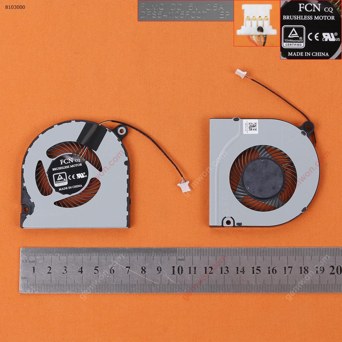 Picture of New Replacement CPU Cooling Fan For ACER ASPIRE 3 A315-51 Aspire 5 A515 A315-55G 23.HGLN7.001 ORG. N/A