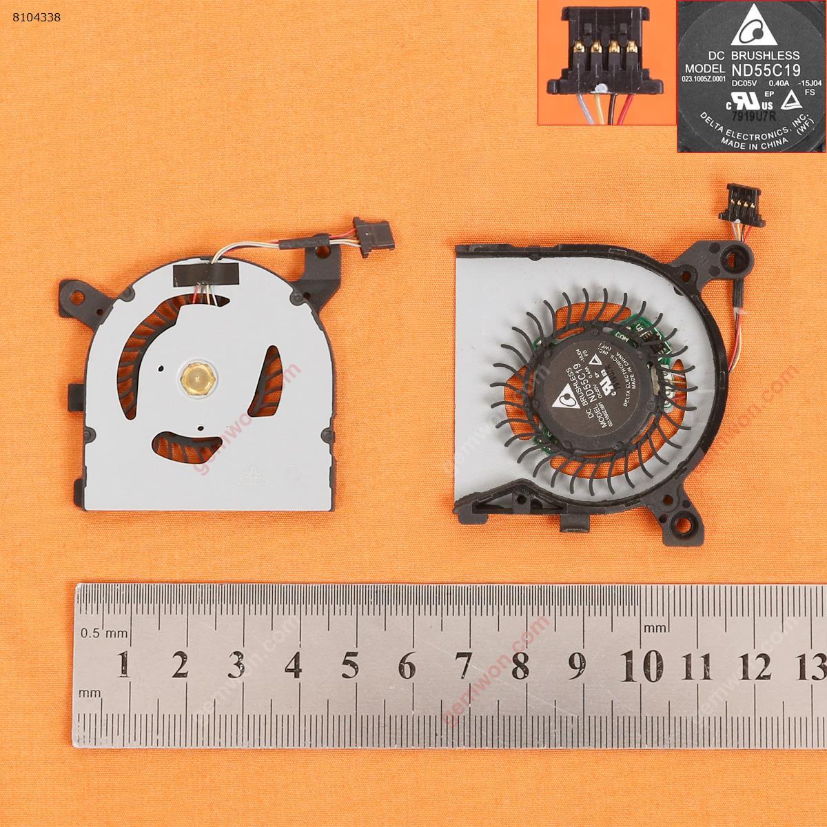 Picture of New Replacement CPU Cooling Fan For Lenovo IdeaPad 710S 710S-13IKB 710S-13ISK Air 13 Pro 13.3" (Original) N/A Layout
