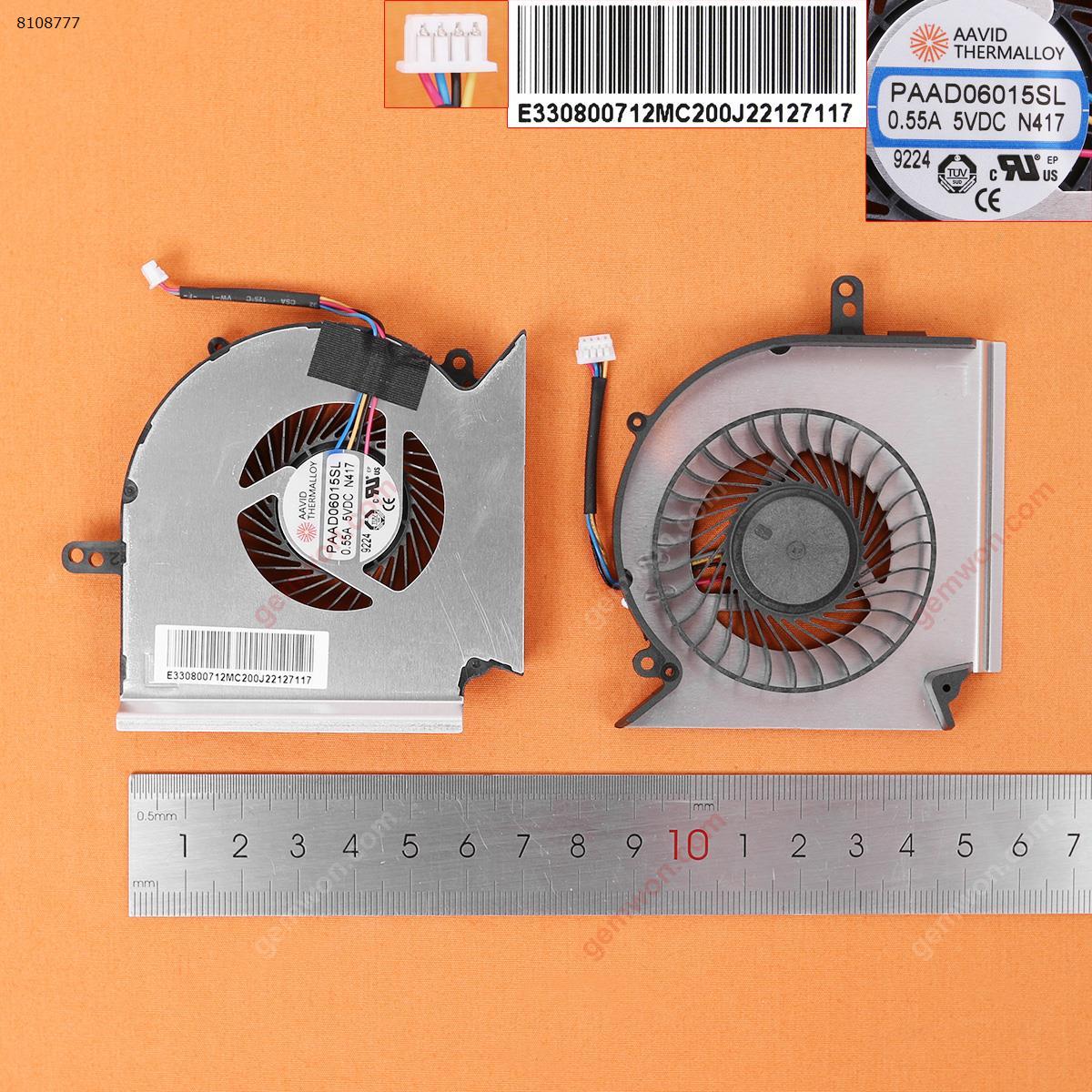 Picture of New Replacement CPU Cooling Fan For MSI GE75 GP75 GE63 GP63 GV63 GE73 GL73 VR (For CPU fan,Original) PAAD06015SL Layout