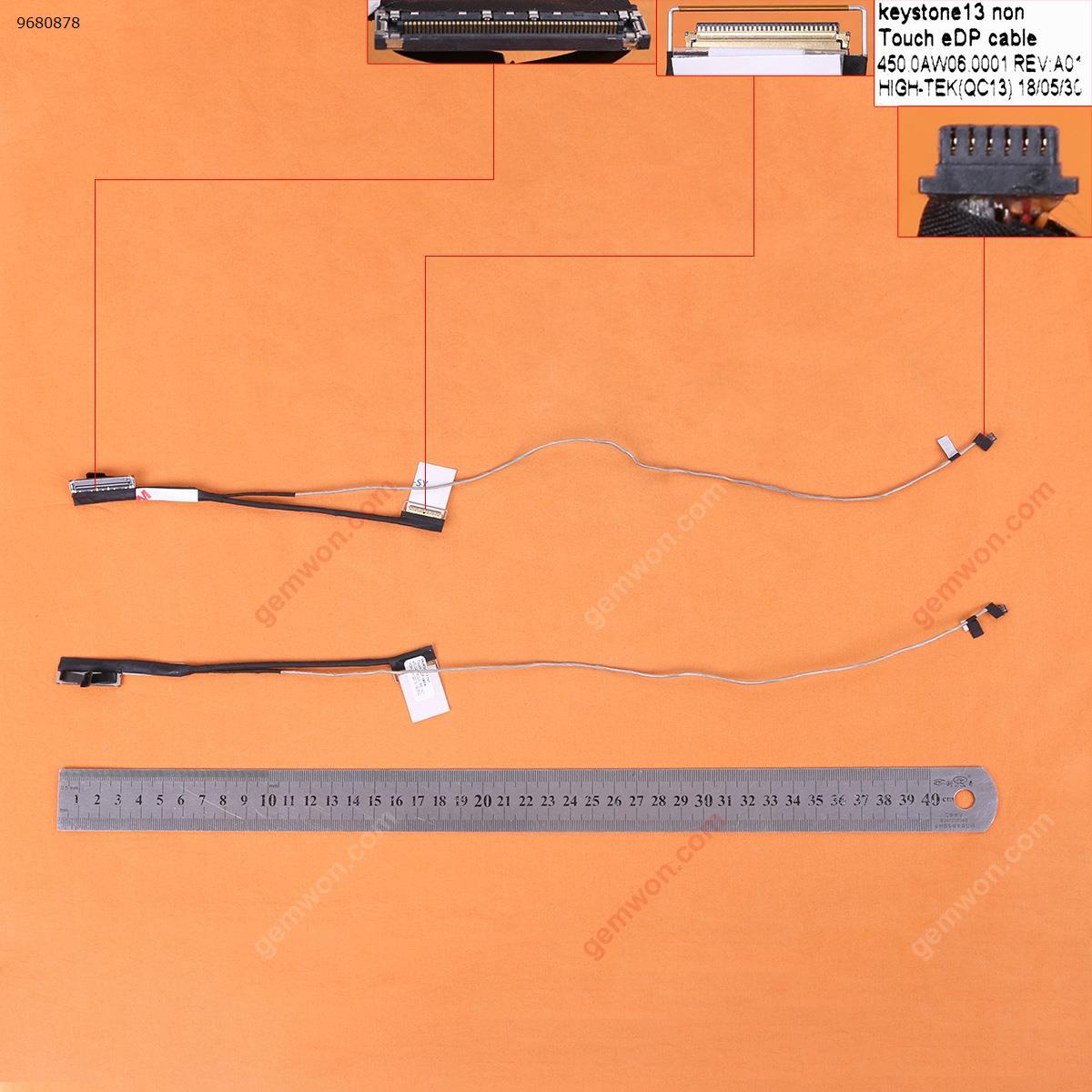 Picture of New LCD Display Screen Cable Replacement  For Dell  Latitude 13 3380，Without touch，ORG