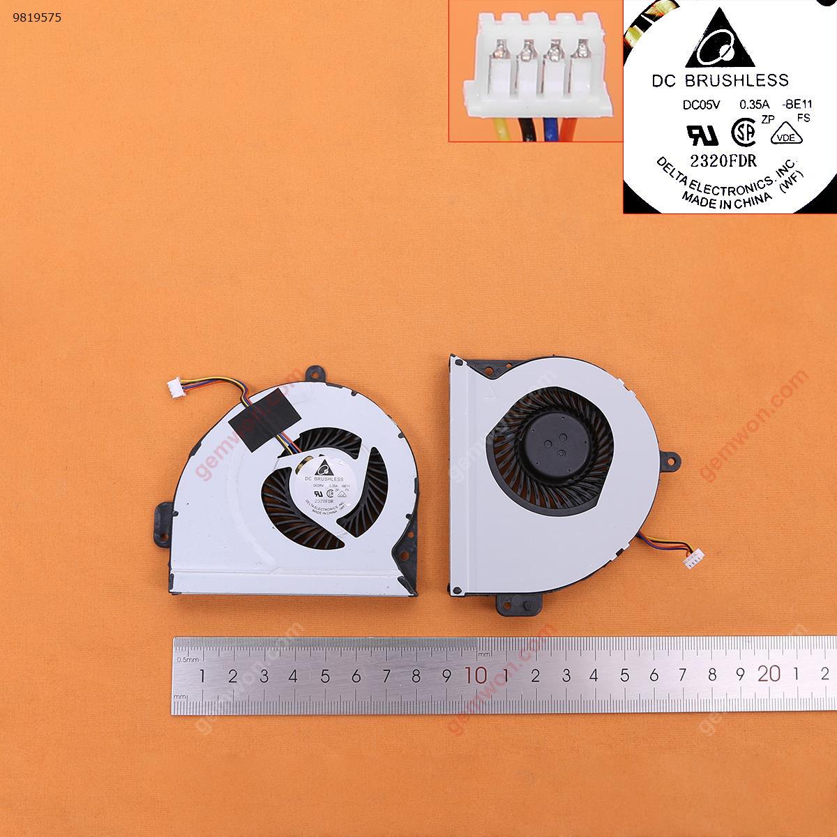 Picture of New Replacement CPU Cooling Fan For ASUS A43/K43/X43/A53/K53/X53(Intel,High copy) N/A Layout