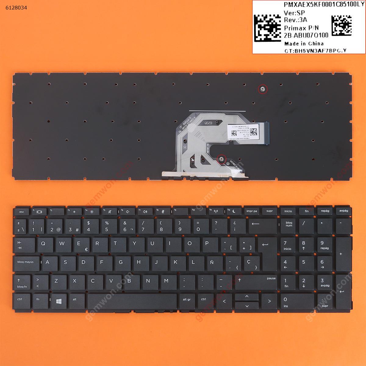 Picture of New Replacement Laptop Keyboard For HP Probook 450 G6 455 G6 450R G6 BLACK(without FRAME)win8 SP Layout