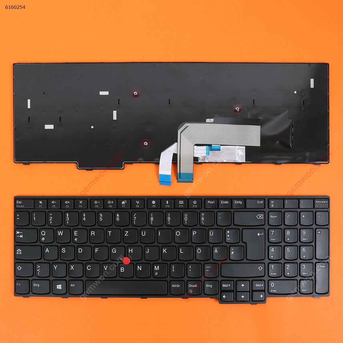 Picture of New Replacement Laptop Keyboard For Thinkpad E570 E575 BLACK FRAME BLACK(With Point stick,Win8 ) GR Layout