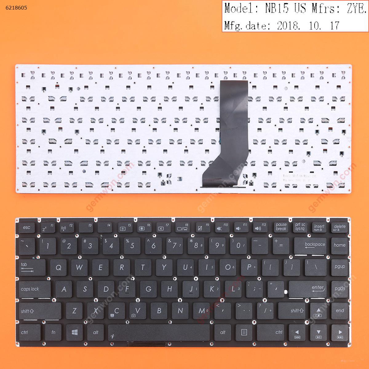 Picture of New Replacement Laptop Keyboard For ASUS K46 K46CA K46C K46CM BLACK(Without FRAME,Without foil,Win8)OEM US Layout