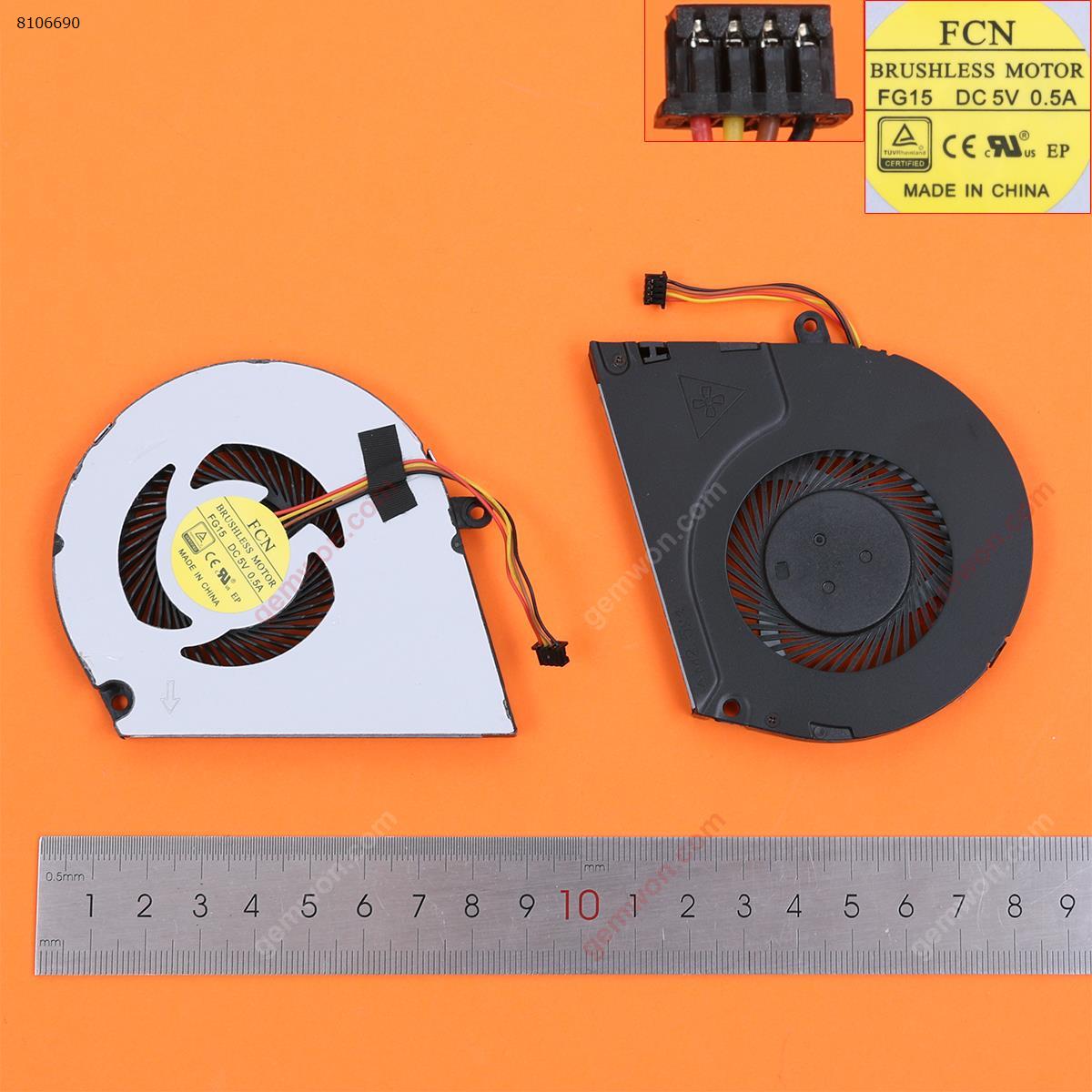 Picture of New Replacement CPU Cooling Fan For HP ENVY4/6 -1005 1024 1236tx TPN-C102 C103 （OEM） N/A Layout