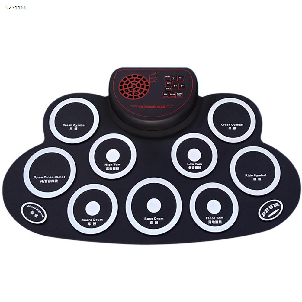 Picture of Hand roll electronic drum voiceover charging GW621 woofer children practice sustain pedal silicone portable new