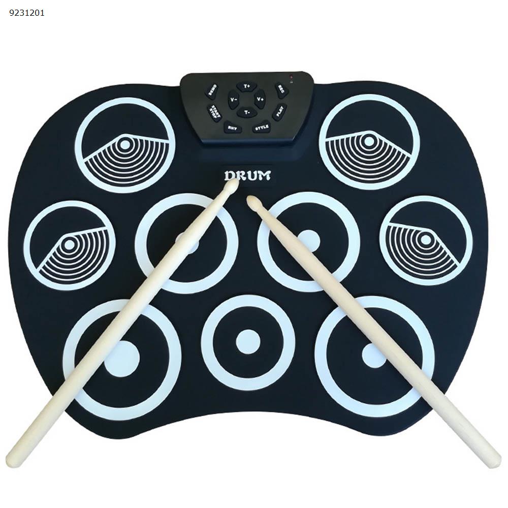 Picture of Hand roll electronic drum G-801 ultra-thin portable drum with bottom drum