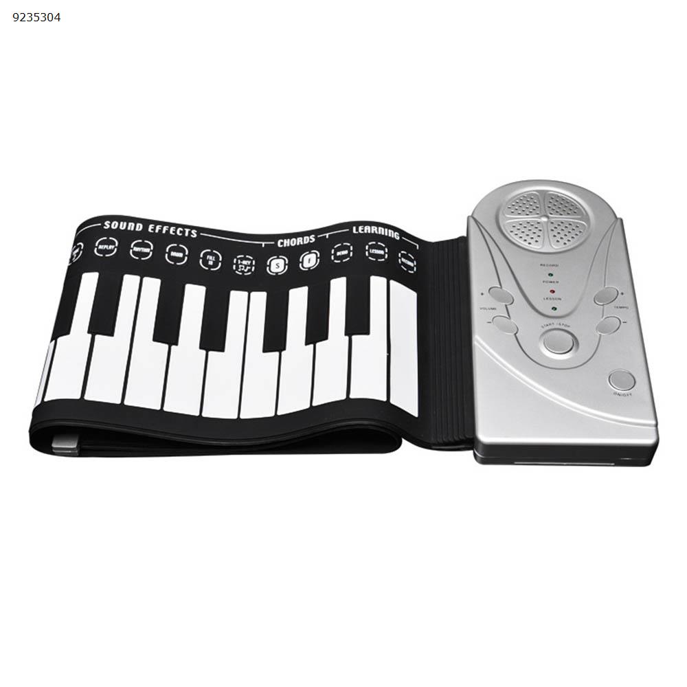 Picture of 49-key hand roll piano light and easy to fold beginner version of the keyboard