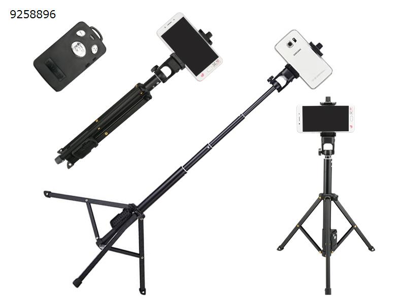 Picture of 3 in 1 Handheld Tripod Selfie Stick Bluetooth Mini Tripod Monopod Travel Tripod for iPhone DSLR Camera Gopro Smartphone pink
