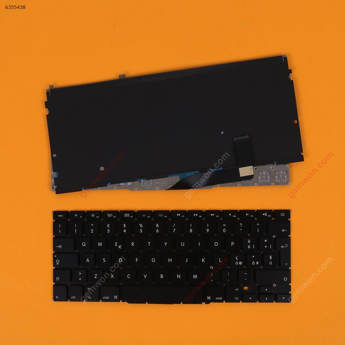 Picture of New Replacement Laptop Keyboard For Apple Macbook Pro A1398 BLACK(With Backlit Board) IT Layout