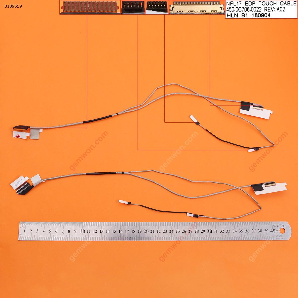 Picture of New LCD Display Screen Cable Replacement  For HP 17-bs 17-ak 17-Bs006ds 17-BS032ds 30pin,ORG
