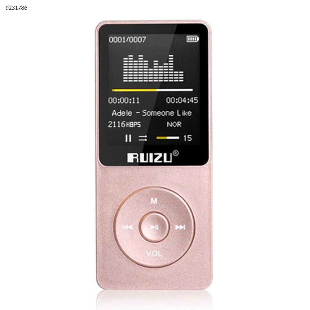 Picture of RUIZU X02 Sports MP3 Player Lossless Tape Walkman（Pink 16G）