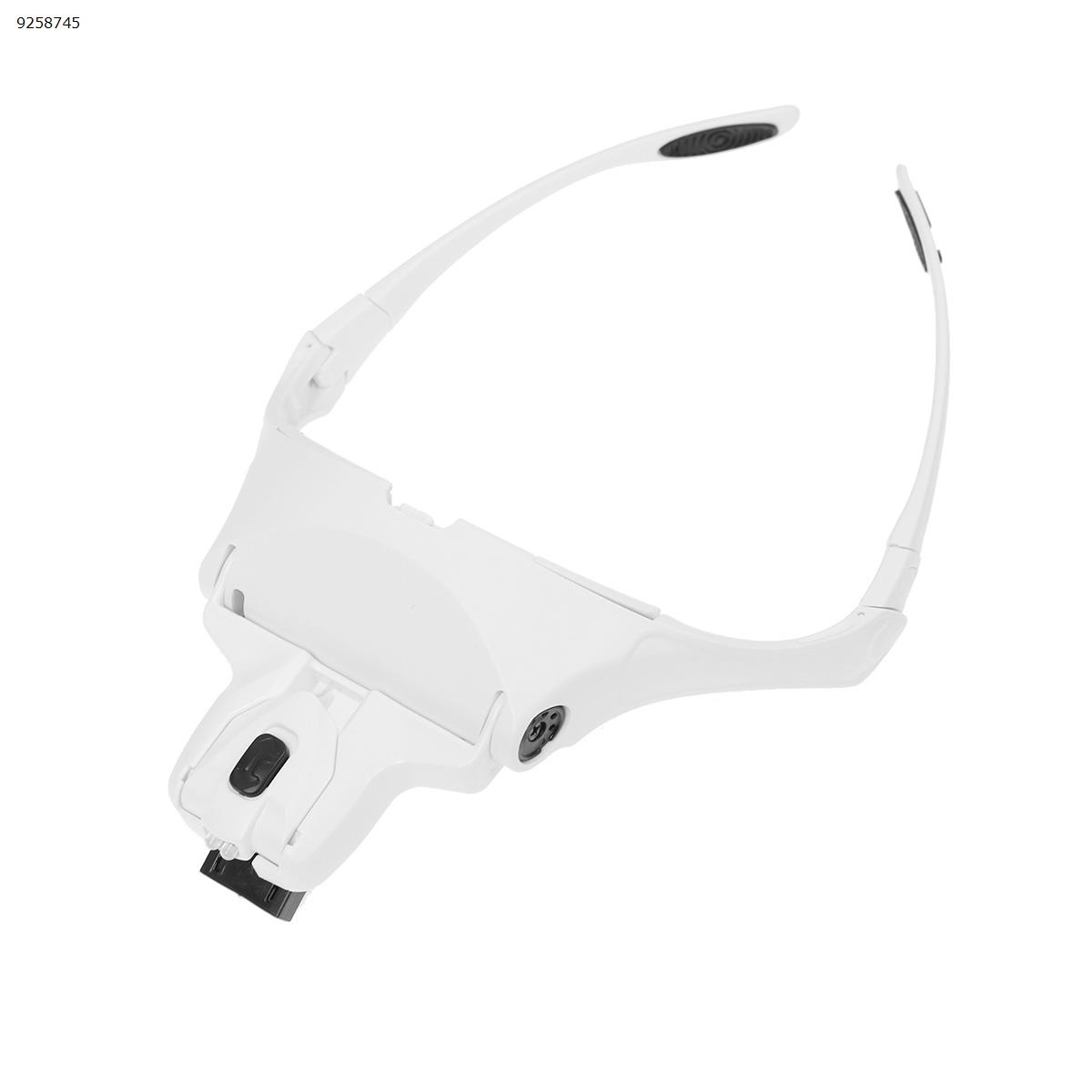 Picture of Glasses type lamp reading multi-lens replacement head wearing magnifying glass 9892B2