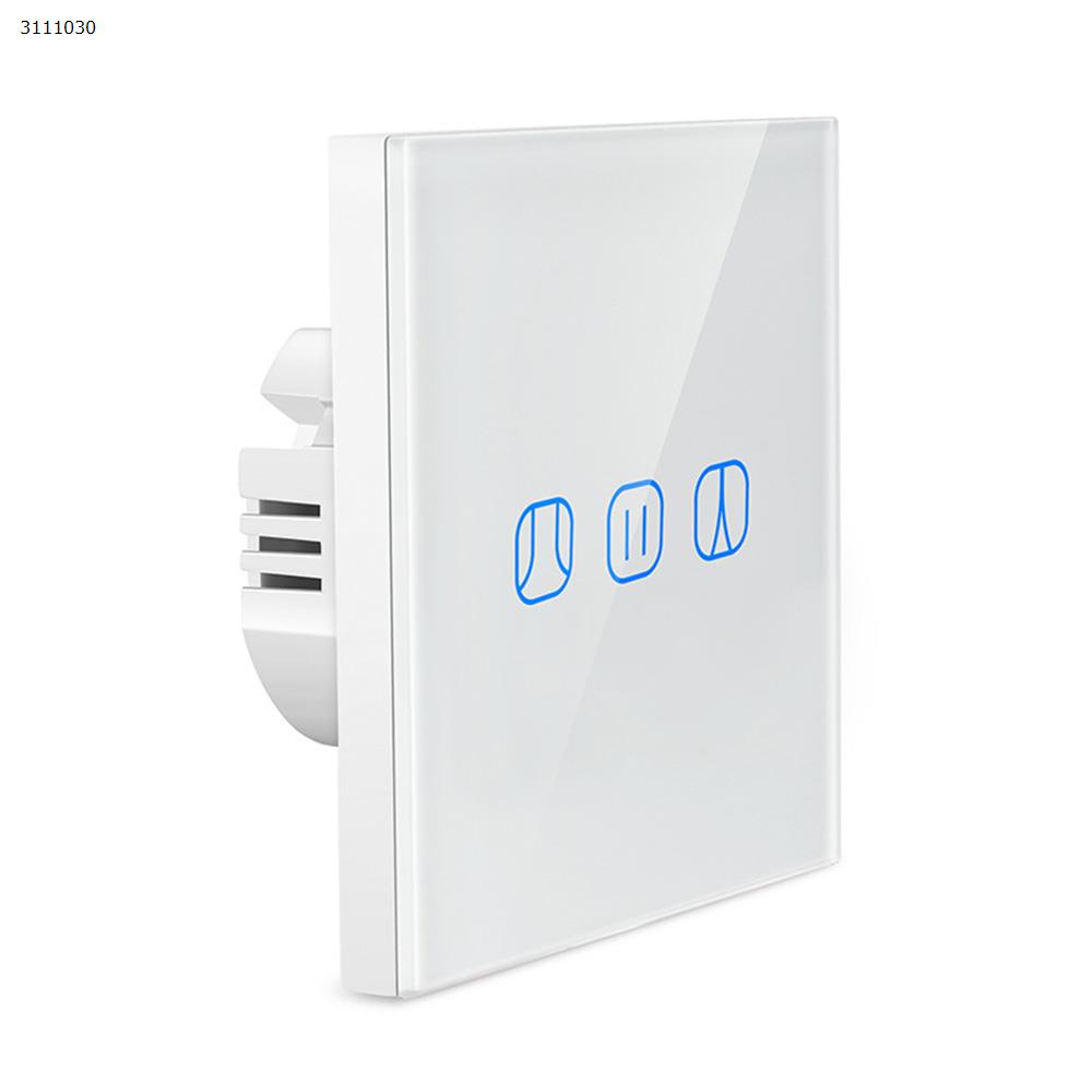 Picture of European standard wifi graffiti intelligent electric curtain panel mobile phone remote control scene linkage timing remote control switch