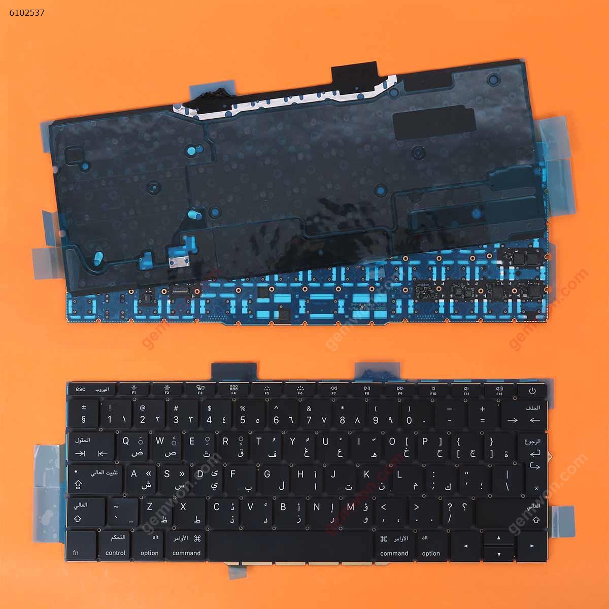 Picture of New Replacement Laptop Keyboard For Apple MacBook Pro 13.3" A1708 Black (With Backlit Board) AR Layout