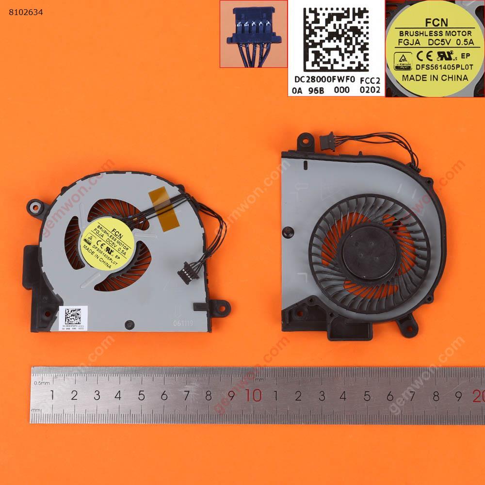 Picture of New Replacement CPU Cooling Fan For Lenovo Z51-70 Y50C V4000 DFS561405PL0T(ORG) DFS561405PL0T Layout