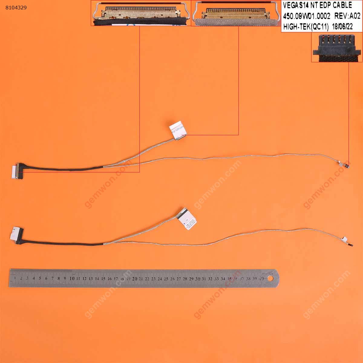 Picture of New LCD Display Screen Cable Replacement  For DELL 14-3467 3468 3462 3465， 055GV8 450.09w01.0002（ORG）