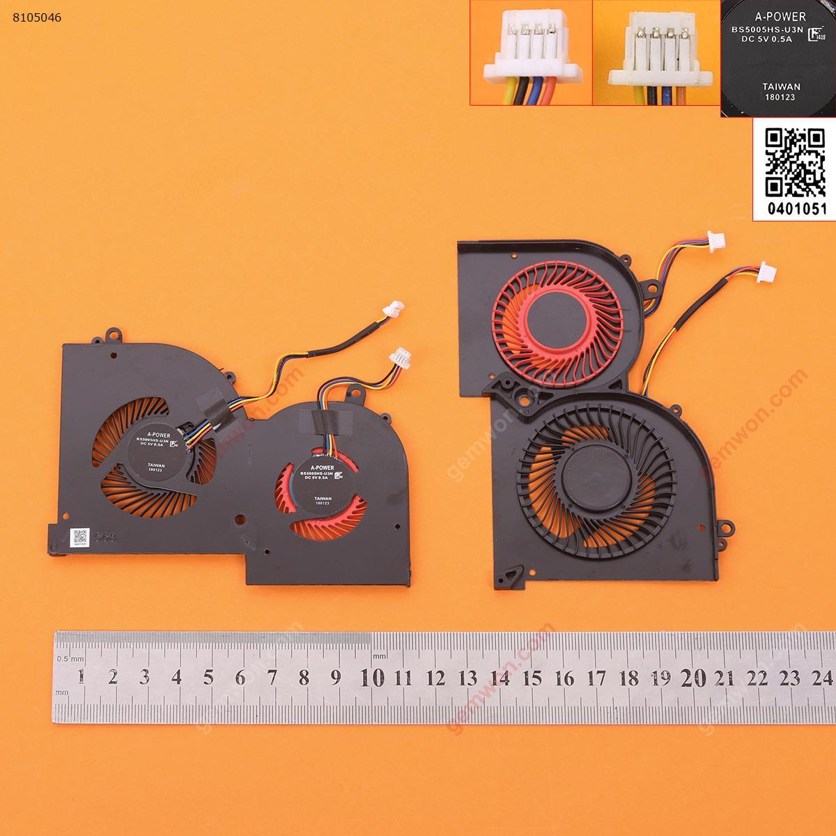 Picture of New Replacement CPU Cooling Fan For MSI GS65 GS65VR P65 MS-16Q1 MS-16Q2 MS-16Q3 GPU (High copy) N/A Layout