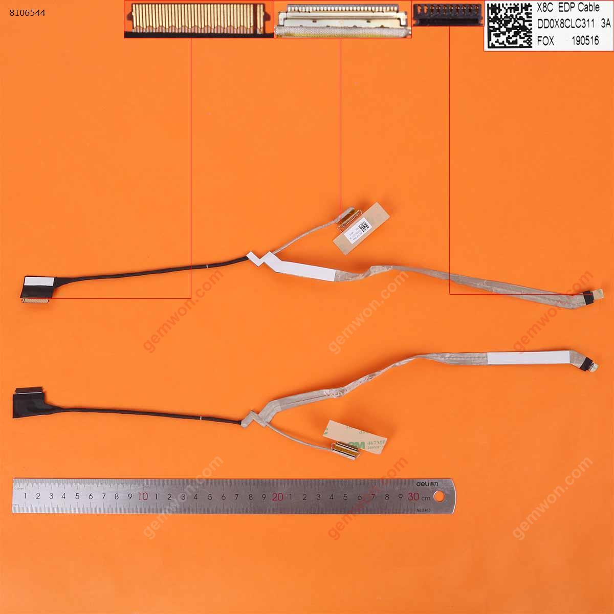 Picture of New LCD Display Screen Cable Replacement  For HP 450 G5  451 G5 455 G5 ,dd0x8clc311 ,ORG
