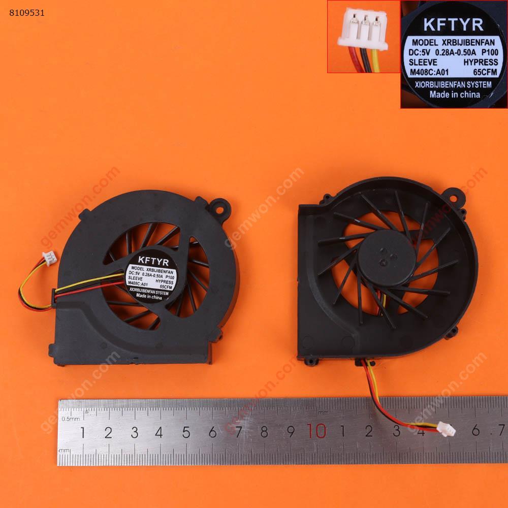 Picture of New Replacement CPU Cooling Fan For HP CQ42 G42 CQ62 CQ56  G4-1000 G6-1000(3 pins,OEM) XRBIJIBENFAN Layout