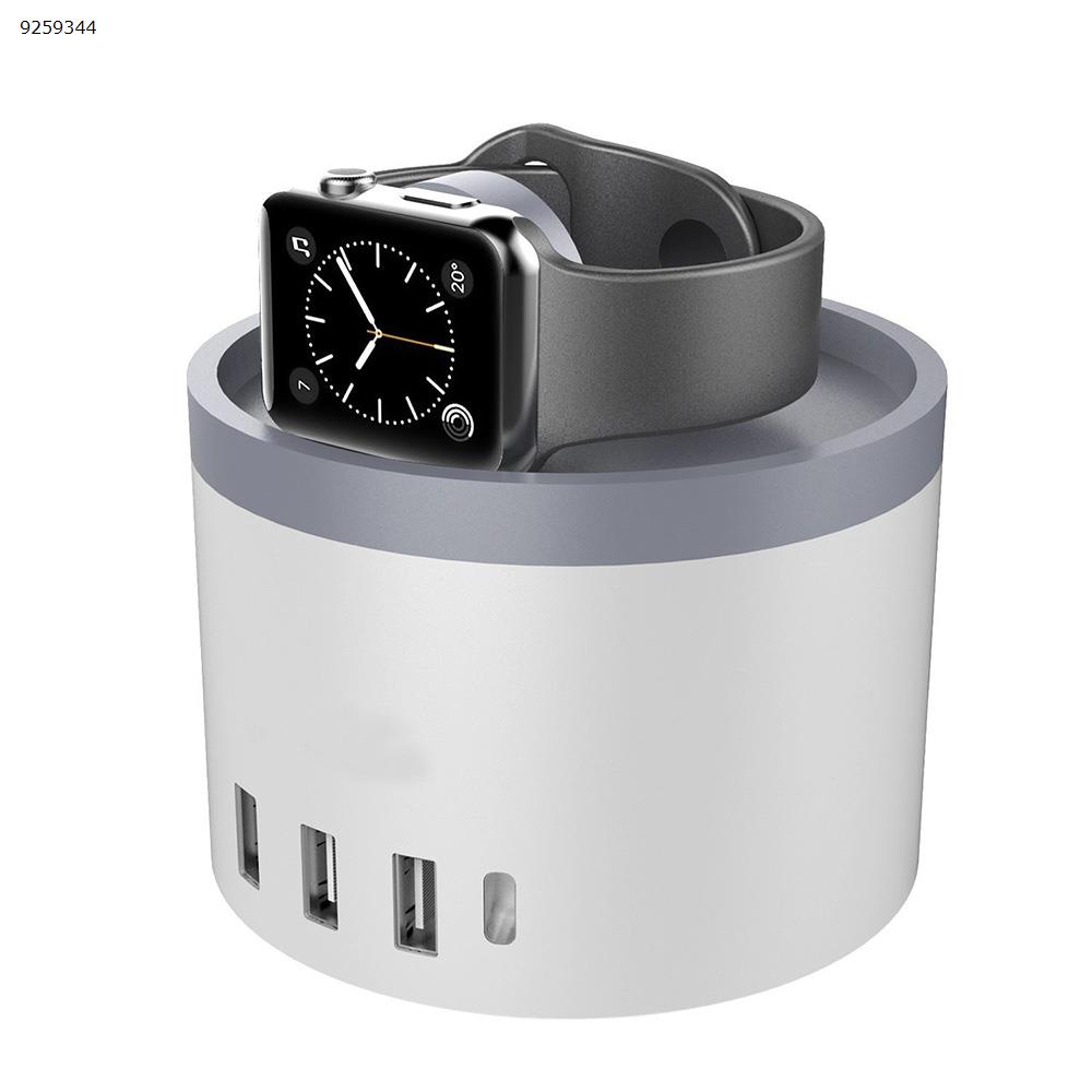 Picture of Round 5 Port Smartphone Charger 4 USB+type C Fast Charger（EU）