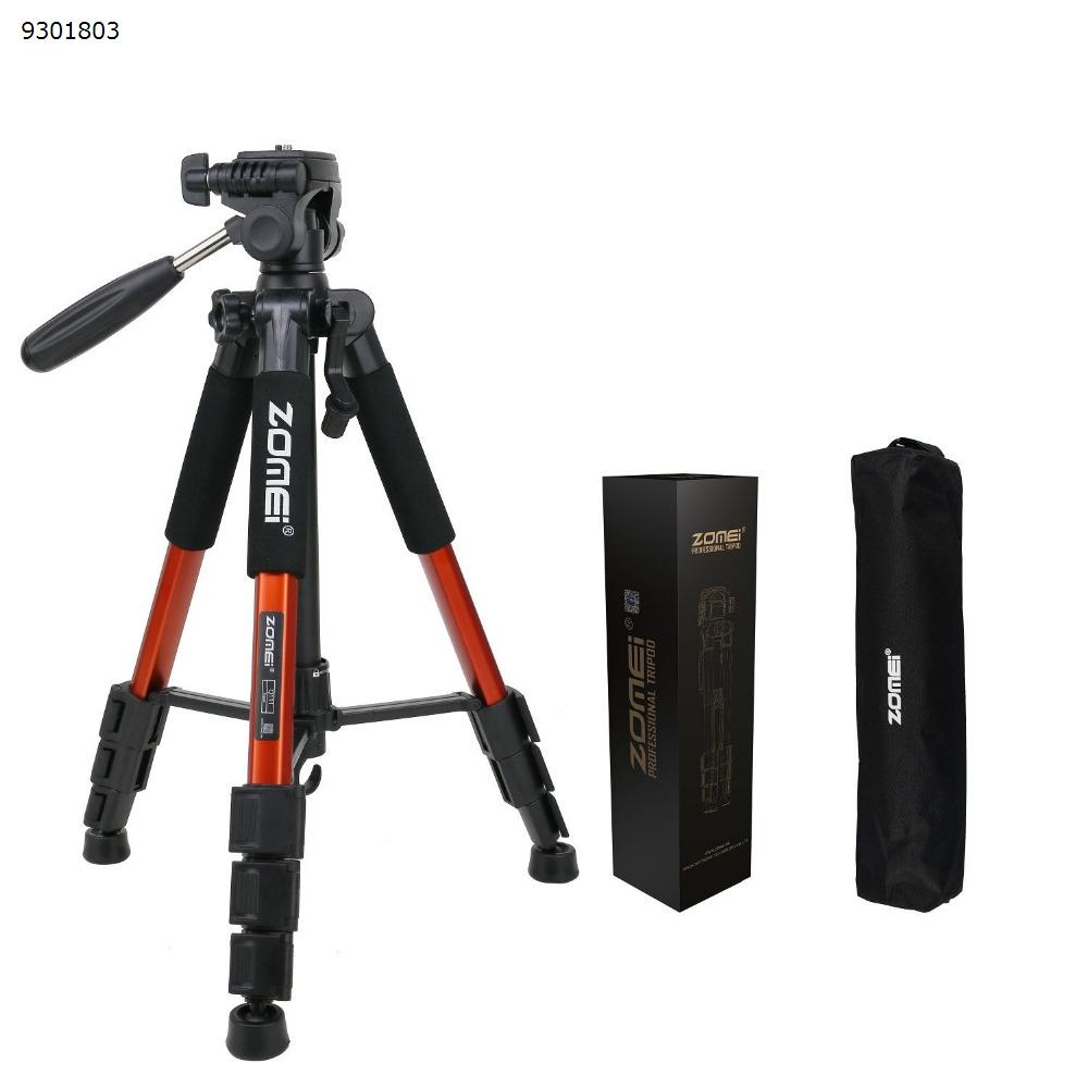 Picture of Q111 Professional Portable Travel Aluminum Camera Tripod&Pan Head for SLR DSLR Digital Camera red