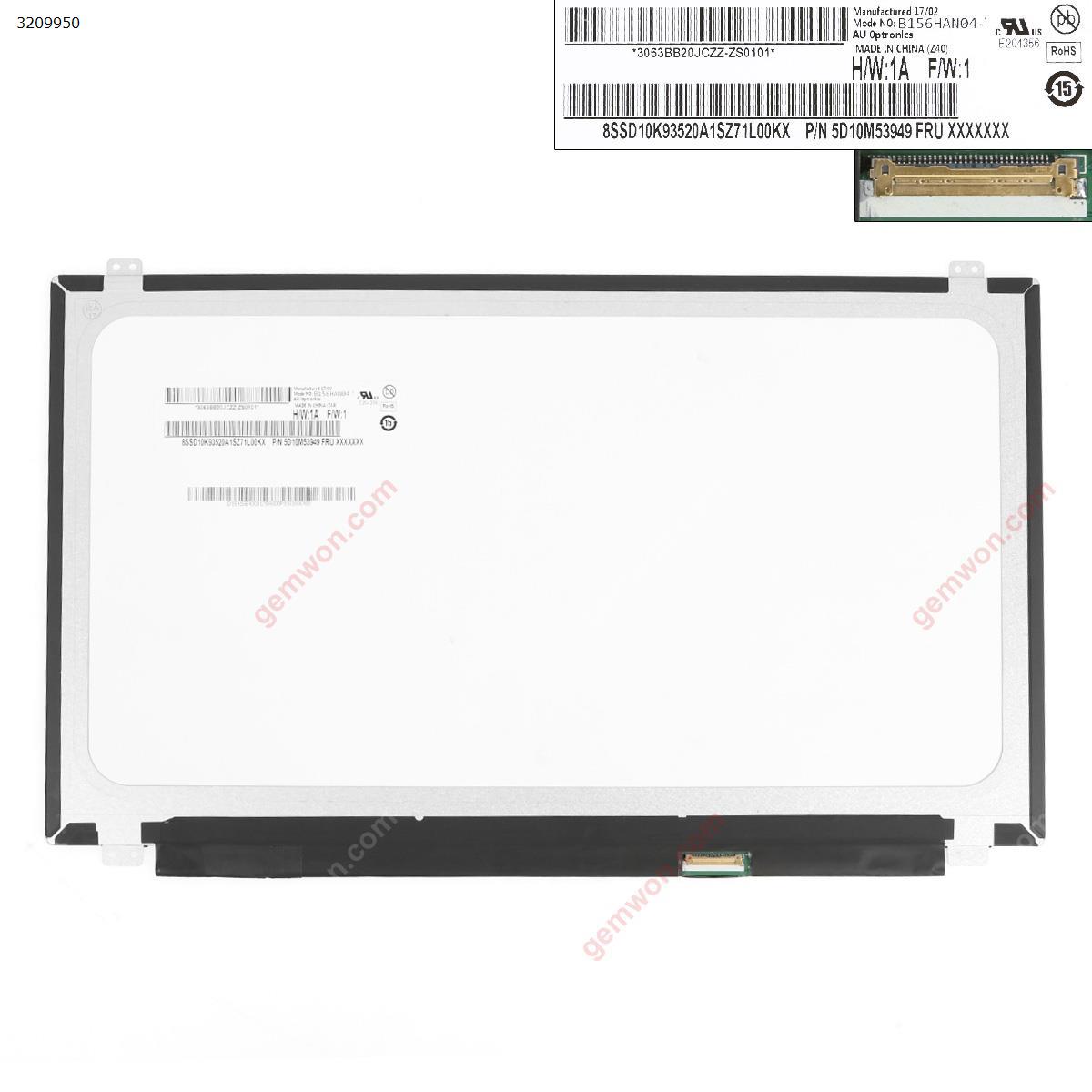 Picture of LP156WF4-SPL1 LP156WF4 SPL1 B156HAN01.1 B156HAN01.2 LTN156HL09 LP156WF4 SPB1 SPH1 SPH3 1920*1080 EDP 30Pins IPS