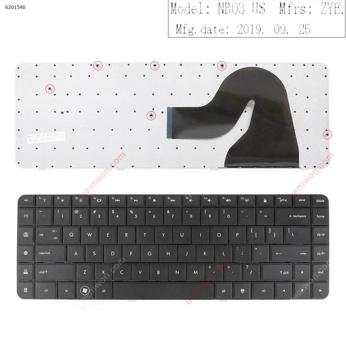 Picture of New Replacement Laptop Keyboard For HP CQ62 CQ56 BLACK US Layout