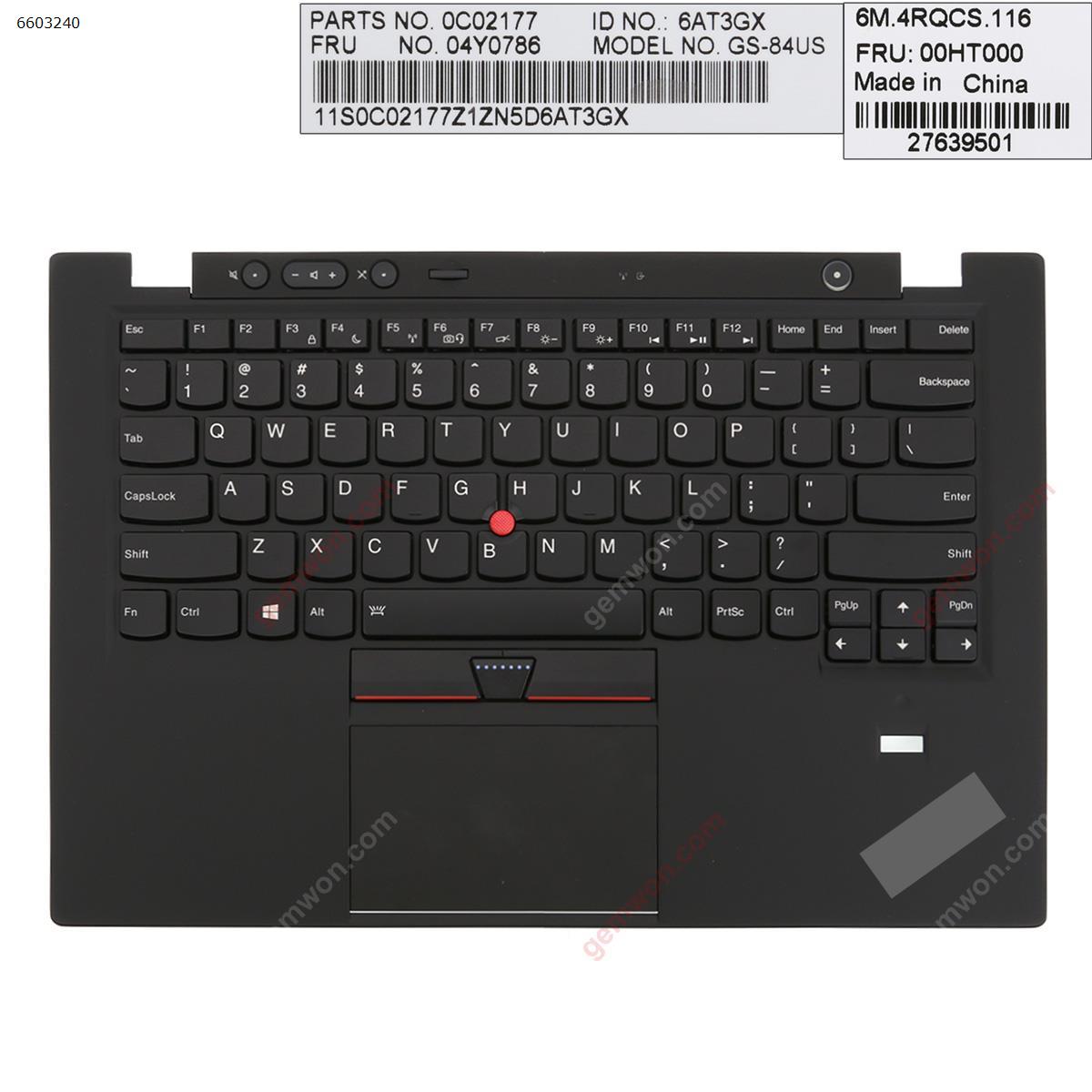 Picture of New Replacement Laptop Keyboard For Lenovo ThinkPad X1C 2013 Gen1 Carbon  Chassis 00HT050 Keyboard Case US US Layout