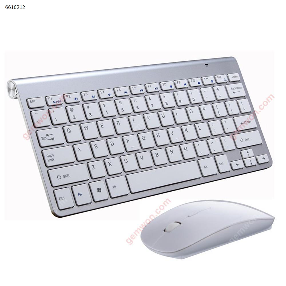 Picture of New Replacement Laptop Keyboard For MLD-116 Wireless Keyboard and Mouse Set (silver)  Layout