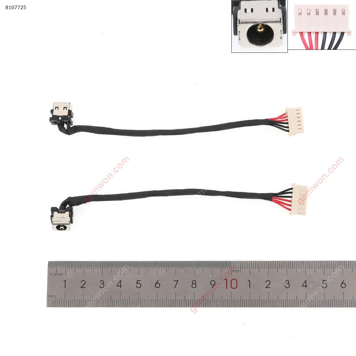 Picture of Dc jack asus fx504gd fx504ge gaming tuff series  12cm cable 14026-00010300 ddbklg 