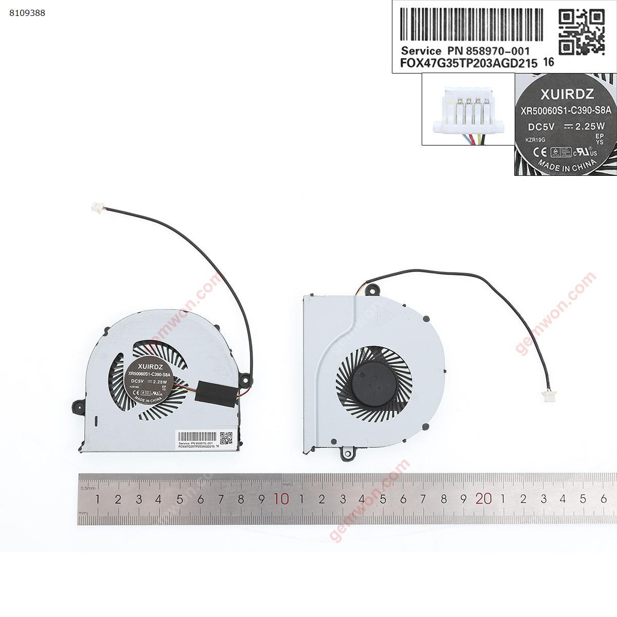 Picture of New Replacement CPU Cooling Fan For ASUS FX63V FZ63VD FX63VD FX63VD7300 FX63VD7701 (5V，OEM) PAAD06015SL Layout