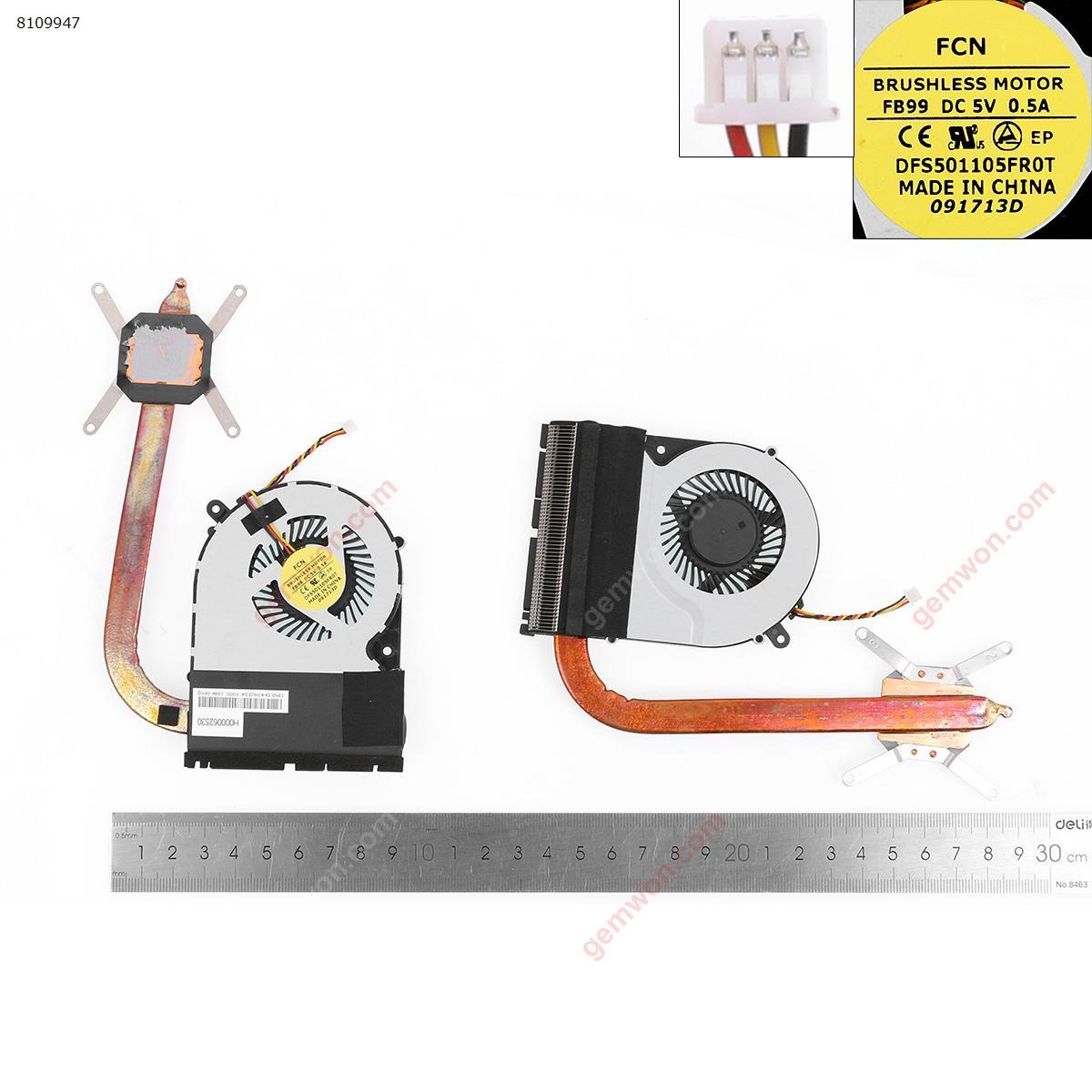 Picture of New Replacement CPU Cooling Fan For Toshiba Satellite C50 C55-A-1HL C55 C855-17X,H000062530,ORG H000062530 Layout