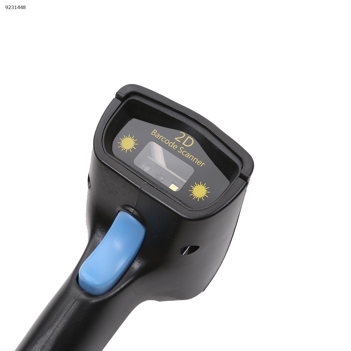 Picture of MJ-4000 QR code scanner Courier supermarket cash register barcode wireless scanner（Black）