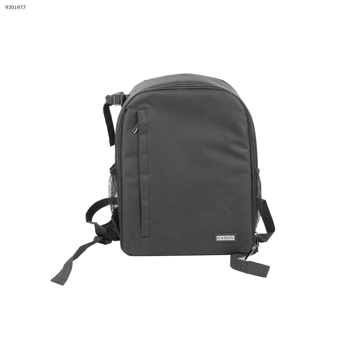 Picture of Dslr camera bag, double-shoulder digital camera bag, outdoor lightweight durable nylon camera backpack, black