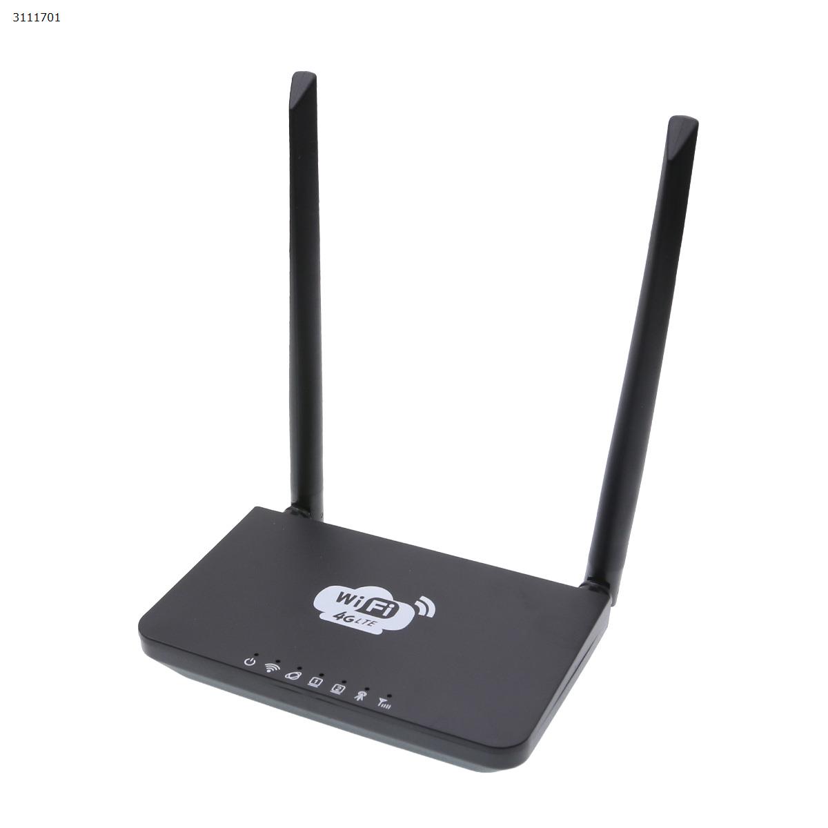 Picture of 300 MBPS 4G home CPE wireless router Wifi 300 m through the wall coverage signal amplifier, black-US