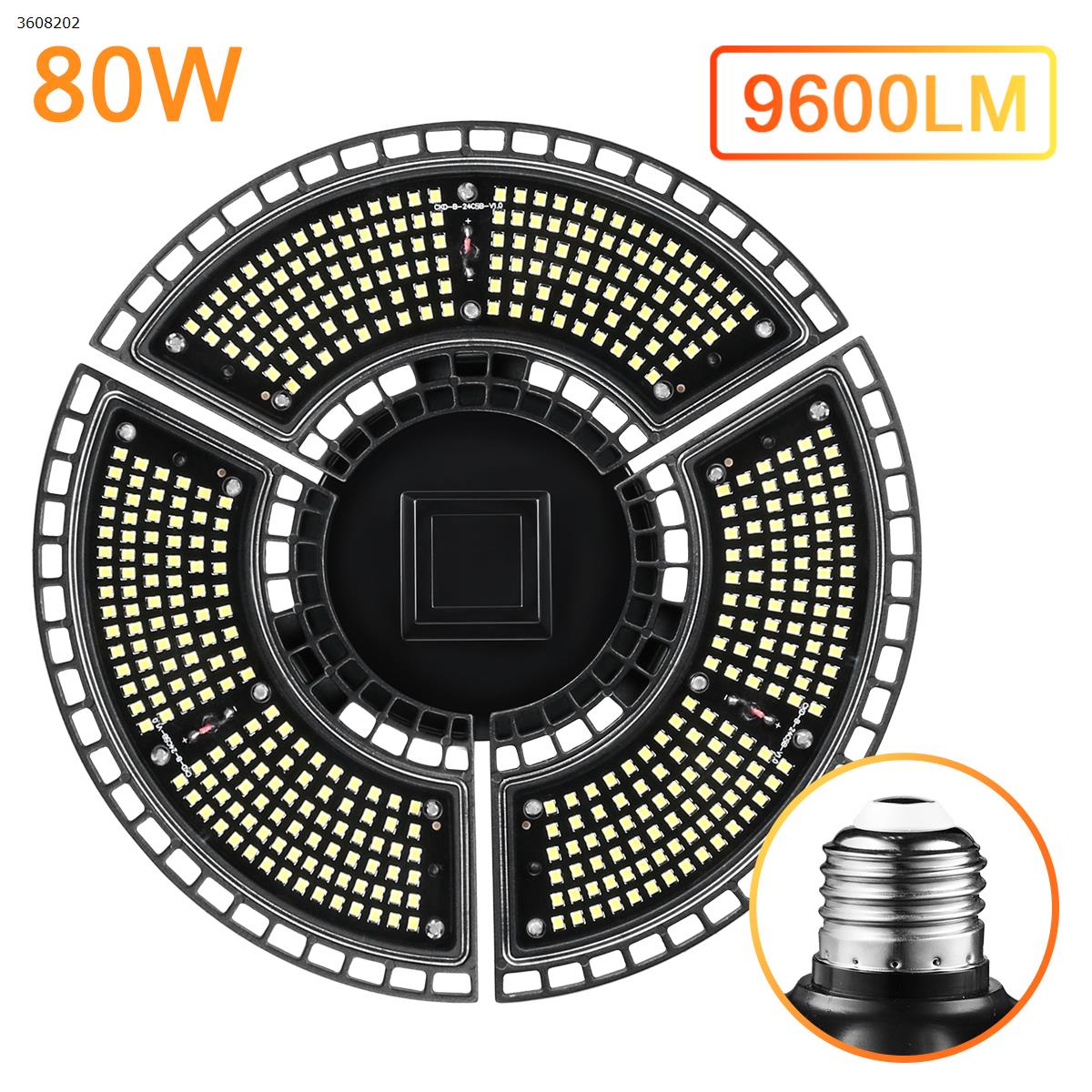 Picture of LED Transformable Garage Light UFO UFO Industrial Light Ceiling Light Foldable Workshop Light（80W）