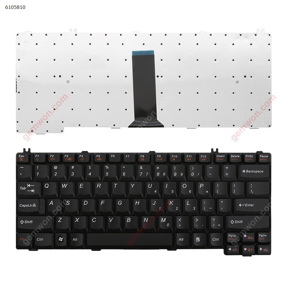 Picture of New Replacement Laptop Keyboard For LENOVO 3000 Series N100 C100 V100 N220 BLACK(without Foil ) OEM US Layout