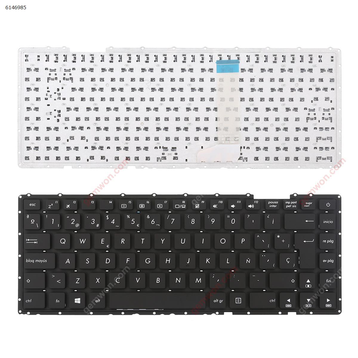 Picture of New Replacement Laptop Keyboard For ASUS X442 X442UA X442UR A442 BLACK  (Without  FRAME) SP Layout