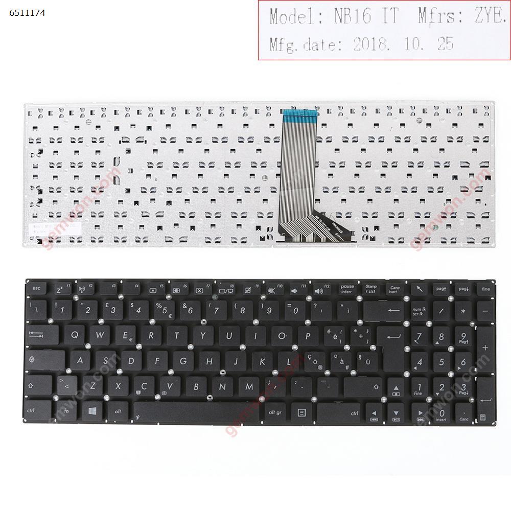 Picture of New Replacement Laptop Keyboard For ASUS X551 BLACK(Without FRAME,Without Foil,OEM Win8) IT Layout