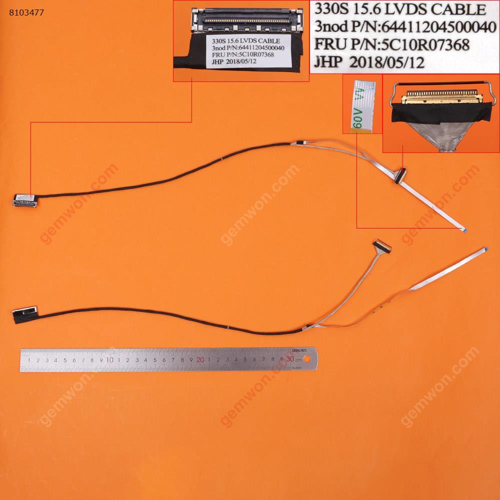 Picture of New LCD Display Screen Cable Replacement  For Lenovo  330S-15 330s-15ikb 330s-15isk  7000-15IKB ARR AST (ORG）