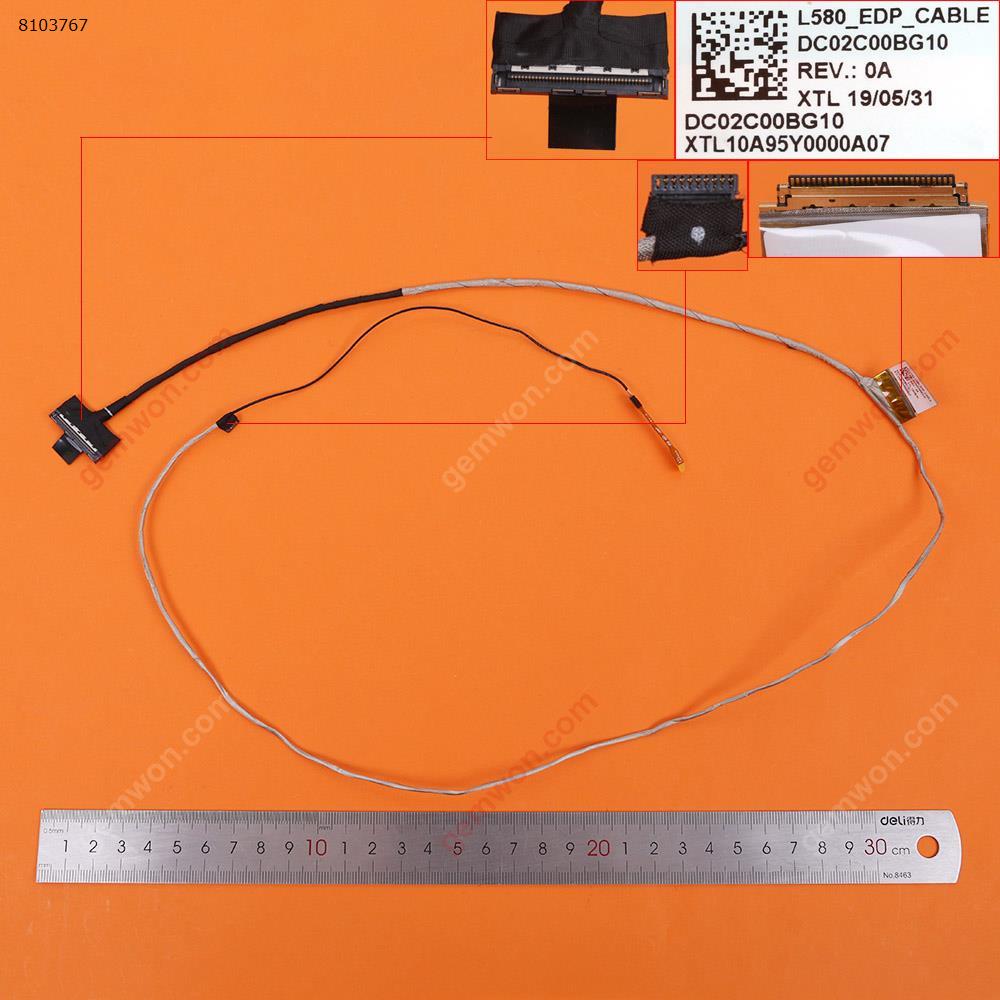 Picture of New LCD Display Screen Cable Replacement  For lenovo   Thinkpad L580   01LW233 DC02C00BG10 ,ORG