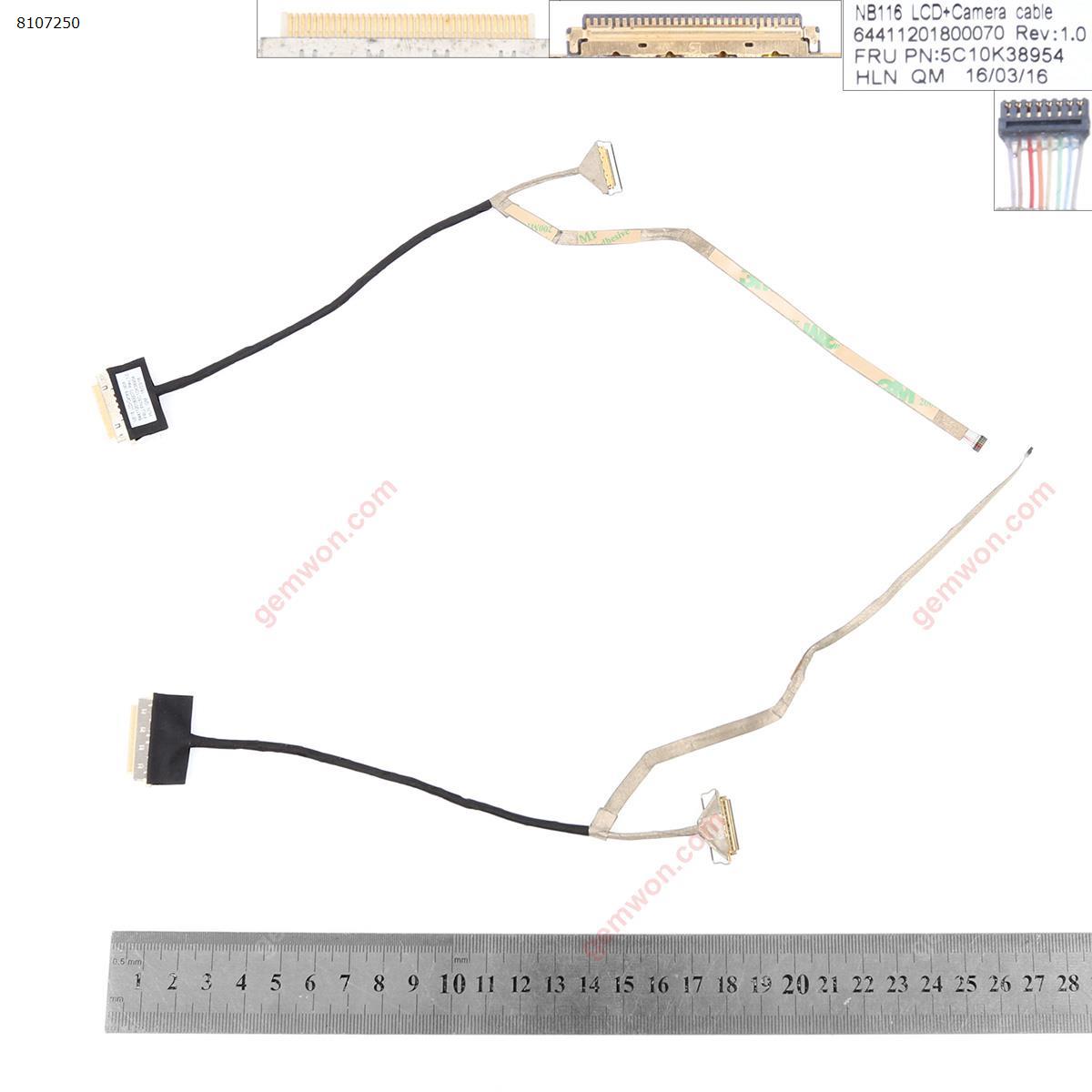 Picture of New LCD Display Screen Cable Replacement  For lenovo  IdeaPad 100S-11IBY 100s-11   5C10K38954  64411201800070,ORG