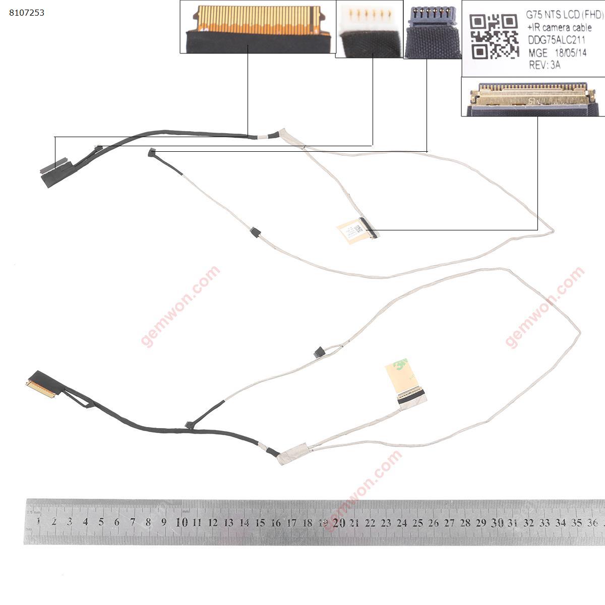 Picture of New LCD Display Screen Cable Replacement  For HP  15-cb 15-cb074tx   ddg75alc211,ORG