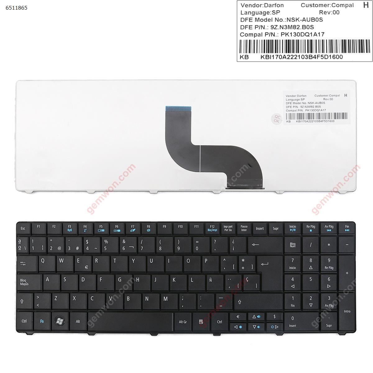 Picture of New Replacement Laptop Keyboard For ACER TM8571 E1-521 E1-531 E1-531G E1-571 E1-571G  BLACK SP Layout
